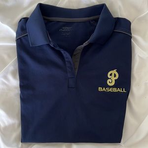Punahou baseball collared polo shirt L